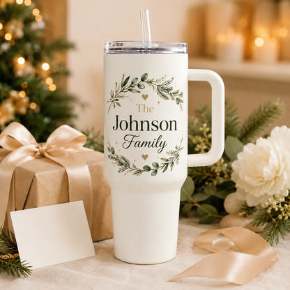 Personalized Family Name Tumbler – Birthday or Christmas Gift